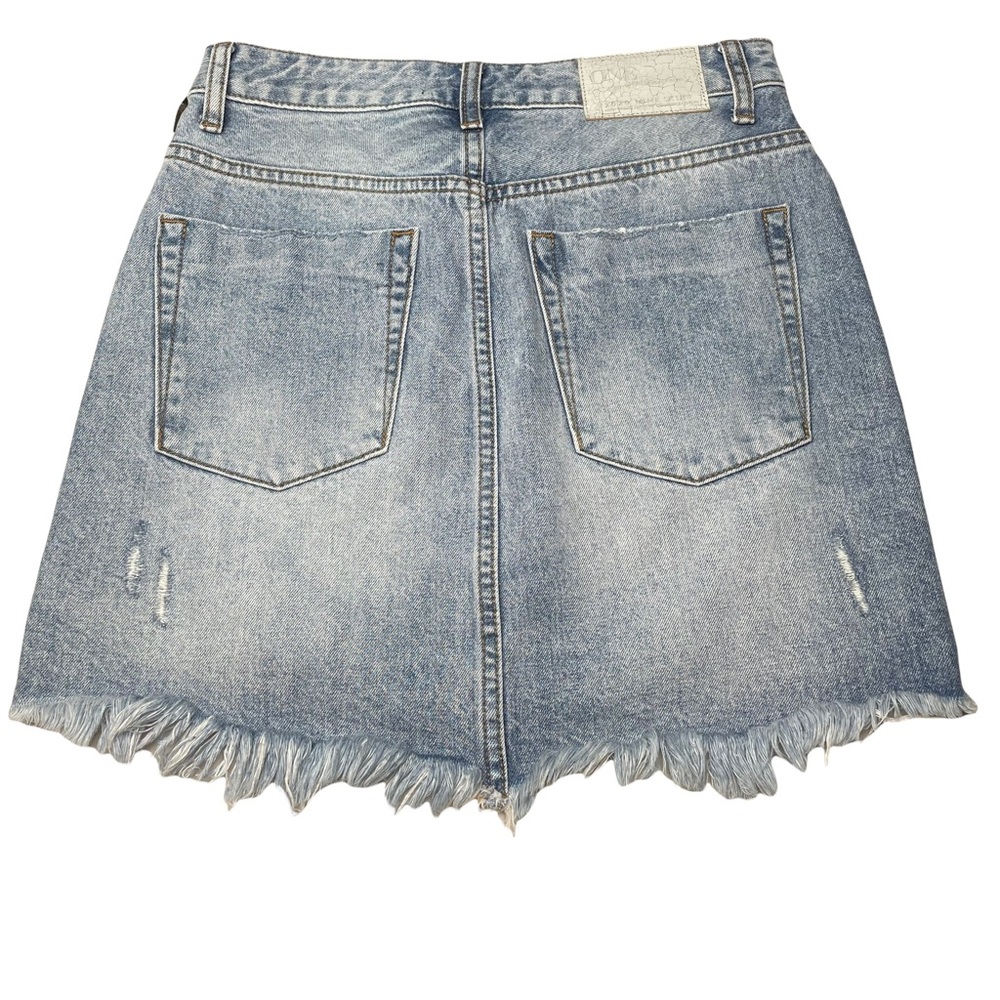 One teaspoon 2020 MINI HIGH WAIST DENIM SKIRT - Picture 1 of 10